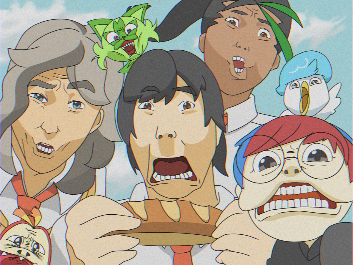 mush_tewi's tweet image. ホームウェイ組の皆で
サンドイッチ作り　失敗…