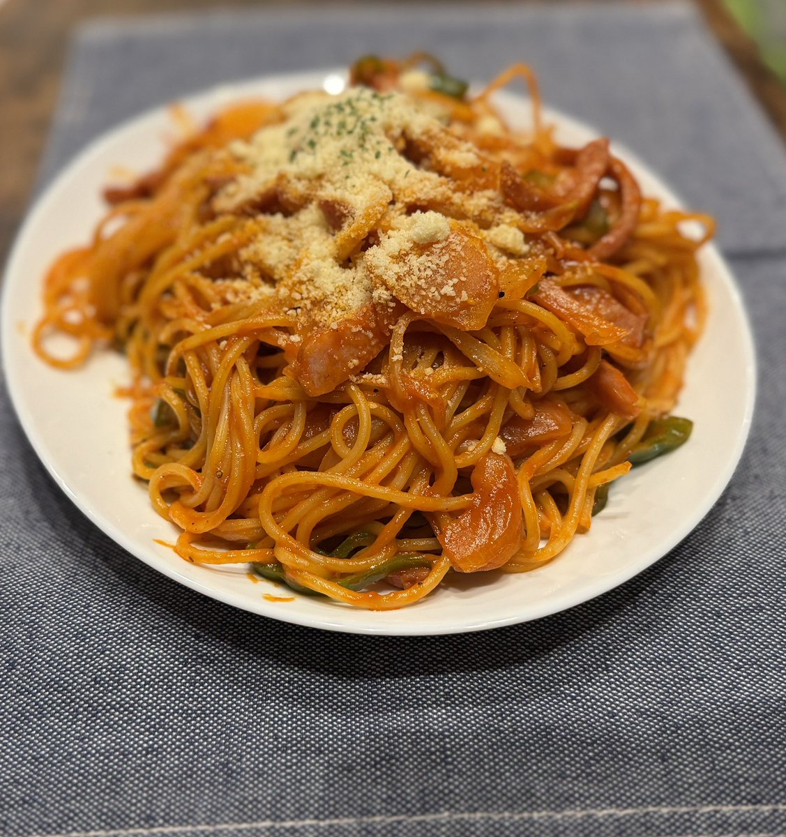 ささっと作るナポリタン🍝
#ミック飯 #料理好きさんと繋がりたい #朝食 #昼食 #夕食 #料理  #料理好き #料理記録 #料理写真 #飯テロ #Twitter家庭料理部 #おうちごはん