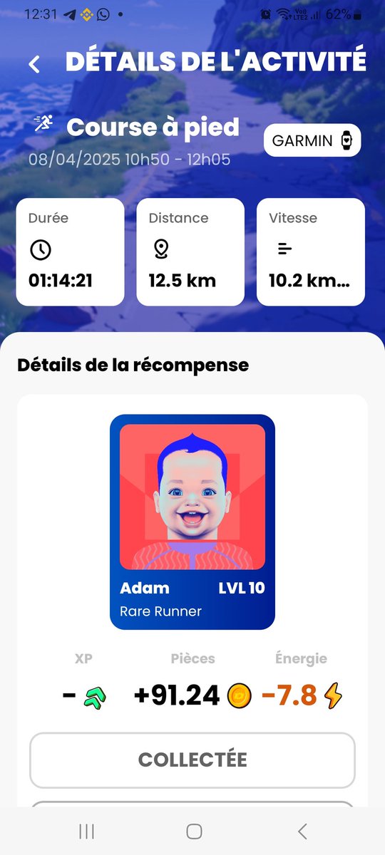 alias_elnino's tweet photo. @DEFITofficial #defit #defitborg
Run du jour dont 2km avec le fiston 😁 fier de mon loulou qui ne court jamais chez sa mère 😅 bonne journée les sportifs 😉 https://t.co/NibJsOBlr7