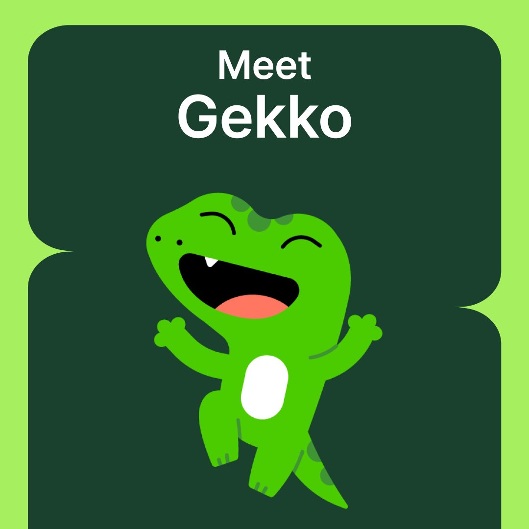 Say hello to Gekko 🟢 The most diamond-handed gecko in the crypto space.  Born in a USB mining rig during the Mt. Gox collapse, legend says he came  into this world clutching