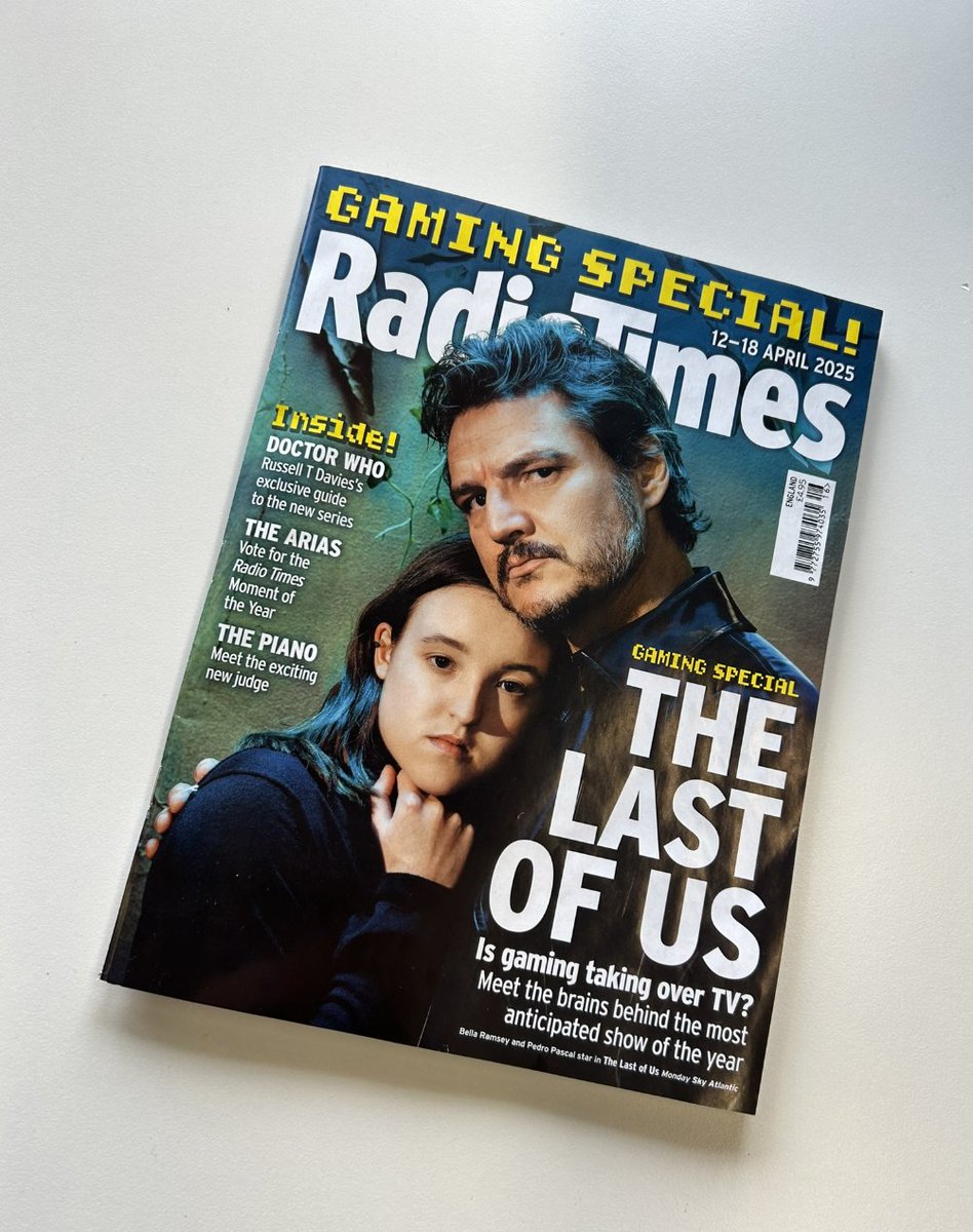 The first ever @radiotimes magazine Gaming Special is out now!

The Last of Us on the cover. Phil Wang inside talking about tonight’s BAFTA Games Awards. Interviews with all six nominees for British Game. A lovely op-ed from Dr Tom Chatfield that ties it all together. And more...