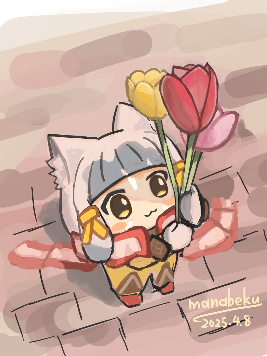 manabeku_pm's tweet photo. プレゼント🌷 https://t.co/Cw0xYjyZM6