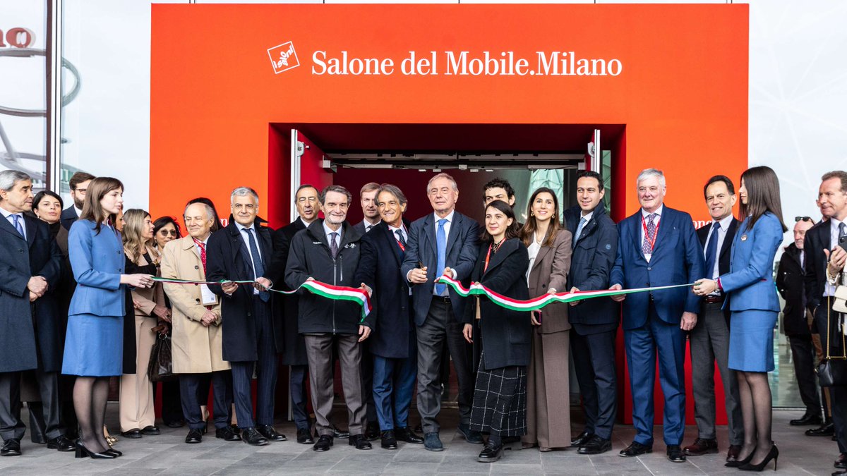 iSaloniofficial's tweet photo. The wait is finally over! ✨ The 63rd edition of #SaloneDelMobile is officially here, welcoming the global design community. Get ready for a breathtaking and one-of-a-kind experience! 🙌

We can't wait to see you all at Rho Fiera Milano! 

More here: https://t.co/4GnfzdaXUB https://t.co/VlXFttlDRi