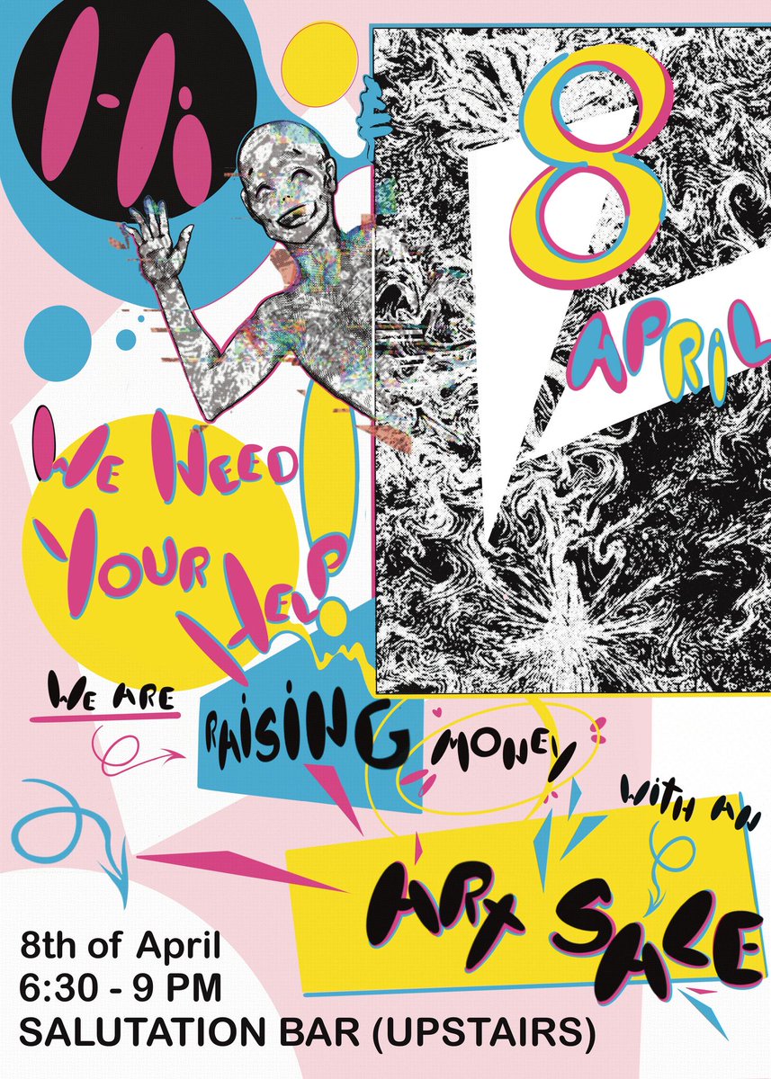 Tonight! ART &amp; PRINT SALE (Tuesday 8th April) at The Salutation (upstairs): 6.30 - 9pm

Come along to The Salutation Pub and pop upstairs to support some amazing artists from MA and MFA Fine Art.

We'll be selling drawings, prints, ceramics, tote bags and more!

#manchester #art