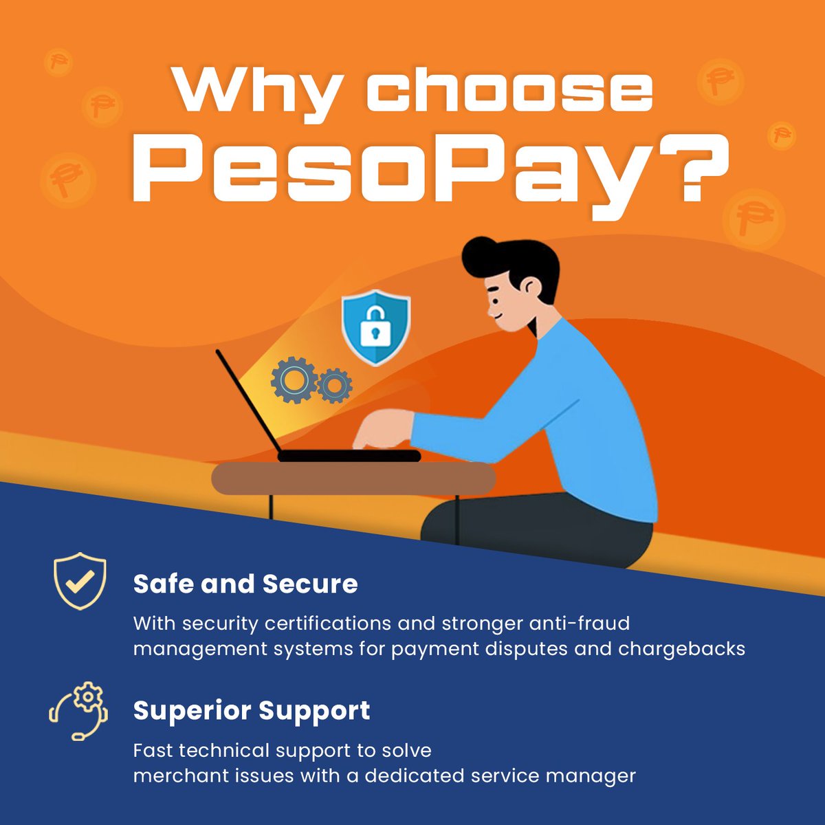PesoPay's tweet photo. Choosing the perfect payment provider for your e-commerce business is a crucial decision to make. 🤔 𝗖𝗵𝗲𝗰𝗸 𝗼𝘂𝘁 𝘁𝗵𝗲𝘀𝗲 𝗽𝗼𝗶𝗻𝘁𝘀 𝘁𝗵𝗮𝘁 𝗺𝗮𝘆 𝗵𝗲𝗹𝗽 𝘆𝗼𝘂 𝘀𝘄𝗶𝘁𝗰𝗵 𝘁𝗼 𝗣𝗲𝘀𝗼𝗣𝗮𝘆. 💡Sign up now at https://t.co/ZOKTszp9JZ. https://t.co/J1PANXz0Kh
