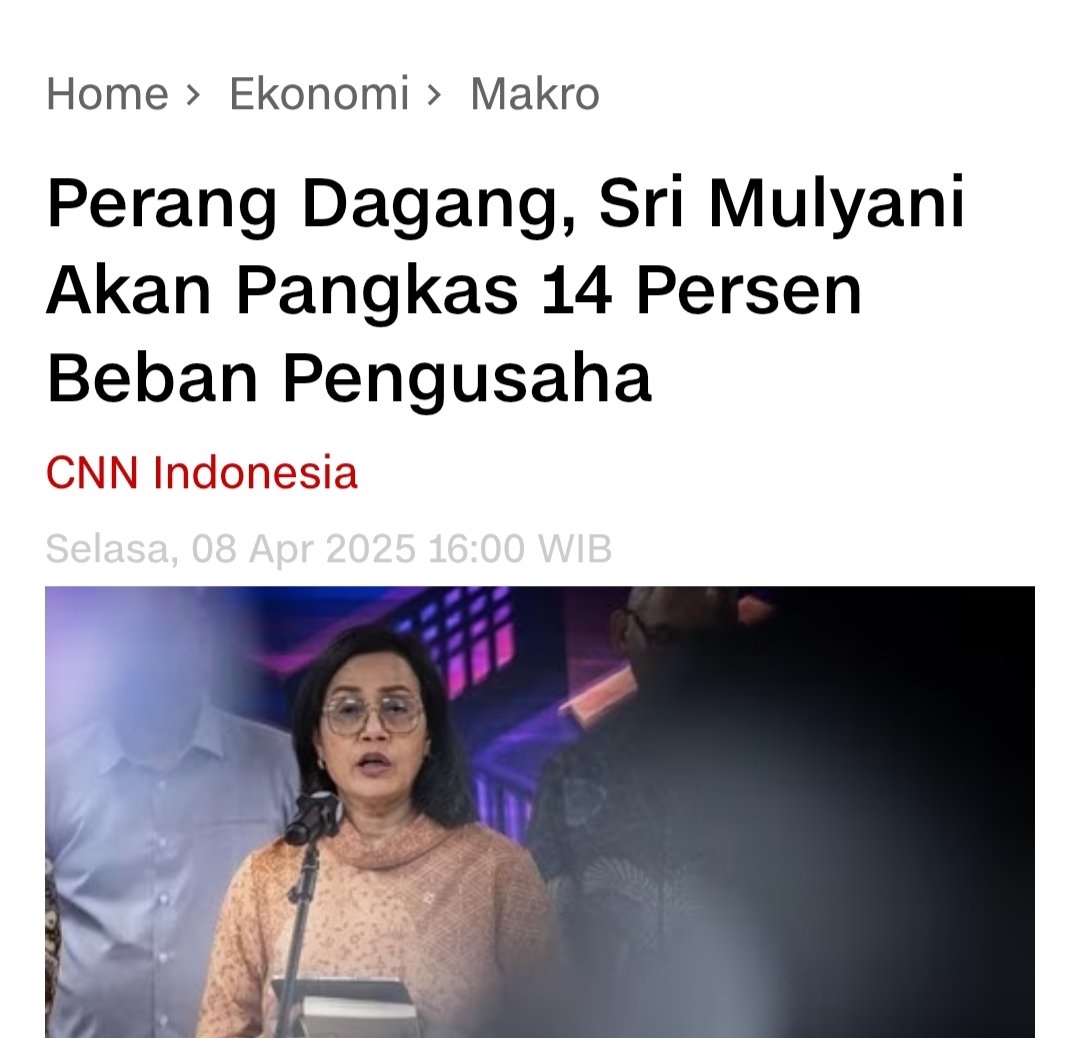 Strategi_Bisnis's tweet photo. Top. Kemenkeu gercep berikan beragam insentif sehingga cut beban pengusaha 14%. 

Artinya beban tarif Trump 32% jd 18% saja.

Ini RI belum nego sama USA lho. Nego bisa kurangi lagi jd 10%. 

Deal boss. 

Smntara China tetap kena 104%. 
Vietnam 46%.

Make RI Great Again. https://t.co/gjuznVFKmE