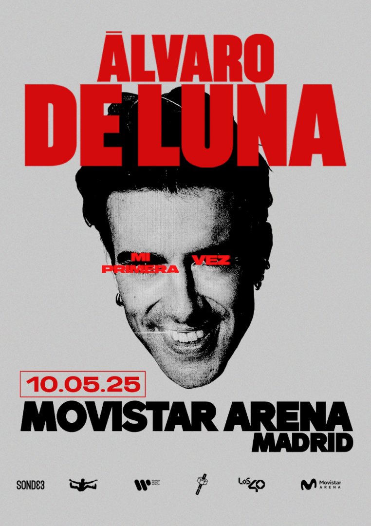 🎤Álvaro de Luna con su gira de escenarios, también pasará por la capital, estará el próximo jueves 10 abril en el <a href="/MovistarArenaEs/">Movistar Arena España</a> por primera vez