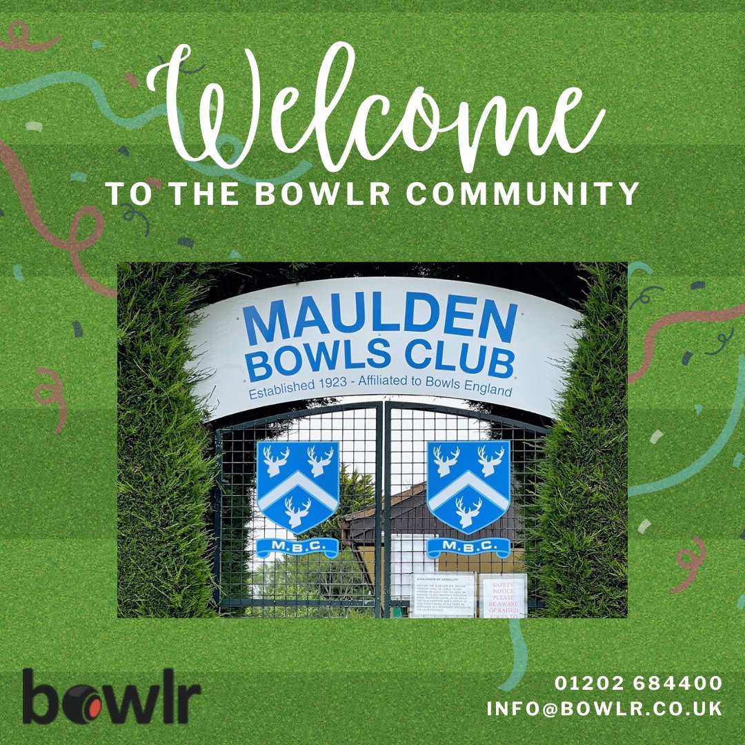 📣 A warm welcome to Maulden Bowls Club, the latest to join the Bowlr community!

They're now managing bookings, members, and admin the smart way 💻👏


Find out why more clubs are making the switch 👉 bowlr.co.uk 

#bowlr #bowlsclub #clubsoftware #sportsmanagement
