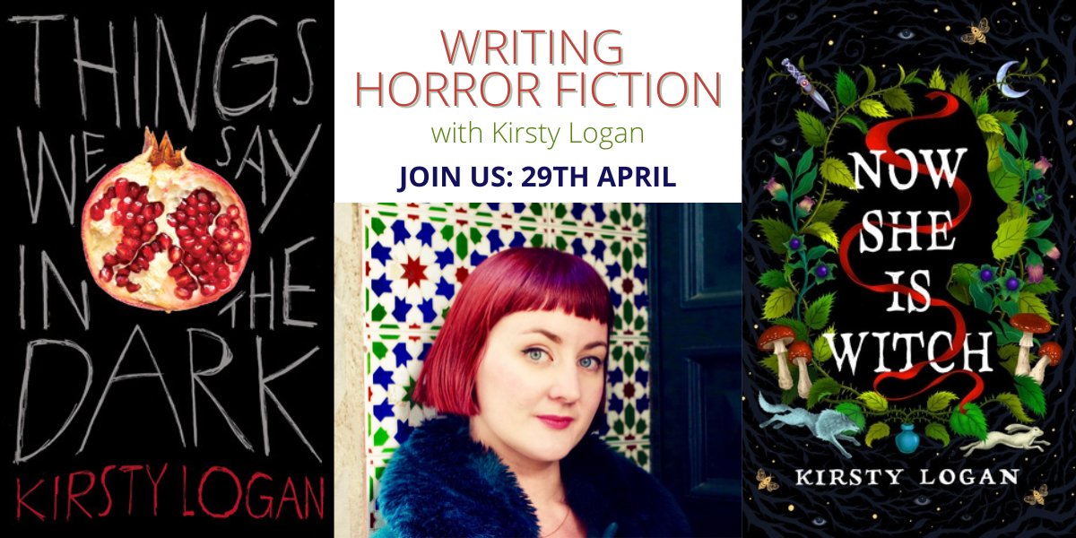 Writers & Artists (@writers_artists) on Twitter photo Back by popular demand, author <a href="/kirstylogan/">Kirsty Logan</a> is returning to deliver our course dedicated to #writing #horrorfiction
You will explore how to develop an unsettling idea, & discover plotting & writing techniques to send chills down a reader's spine.
Book: writersandartists.co.uk/events-and-cou… Back by popular demand, author <a href="/kirstylogan/">Kirsty Logan</a> is returning to deliver our course dedicated to #writing #horrorfiction
You will explore how to develop an unsettling idea, & discover plotting & writing techniques to send chills down a reader's spine.
Book: writersandartists.co.uk/events-and-cou…