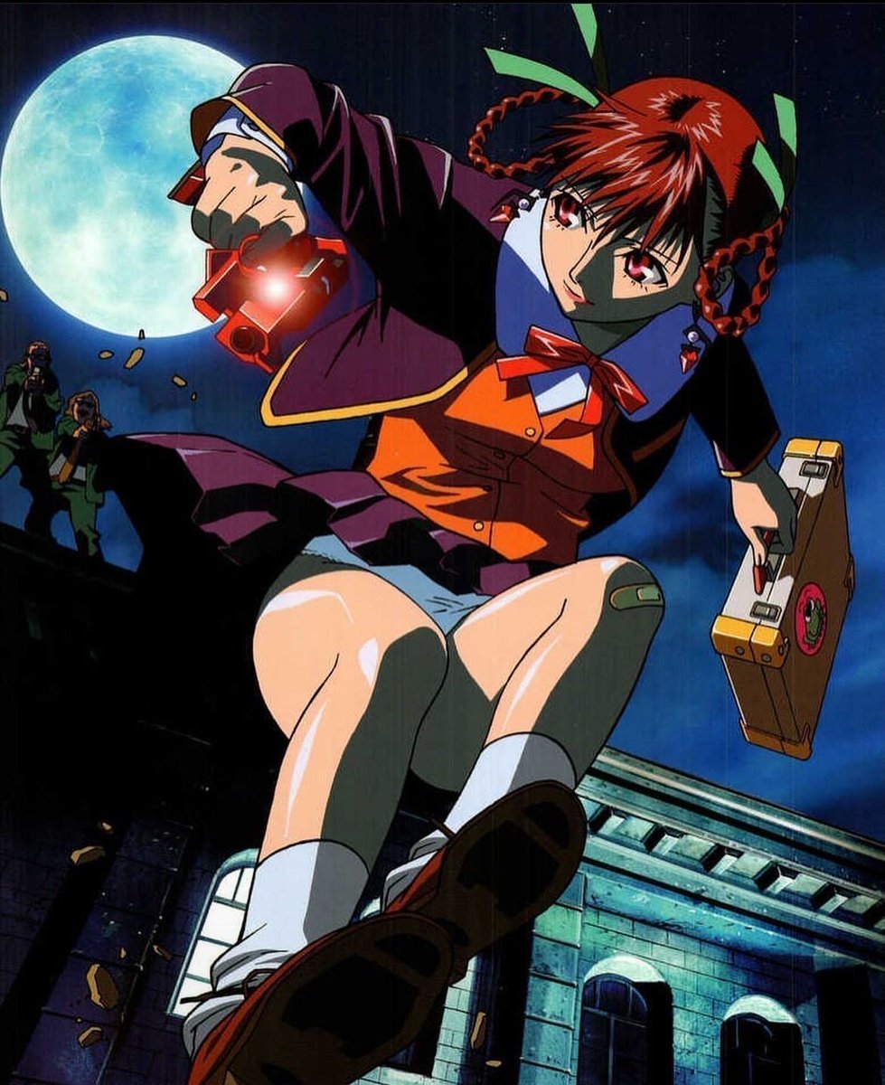 retro_anime's tweet image. Kite (1998)
