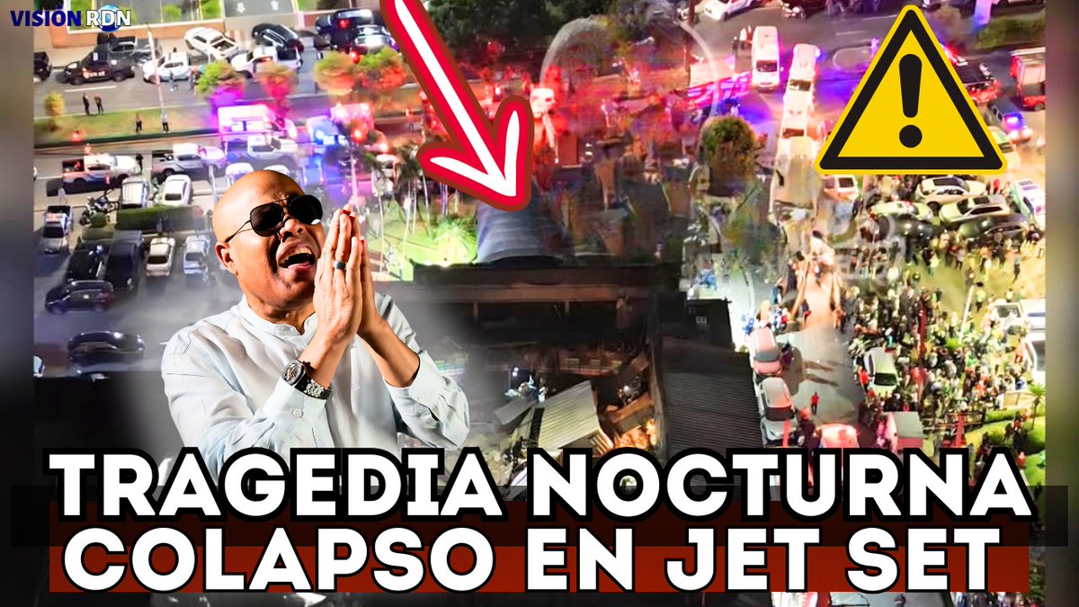 República Dominicana 🇩🇴 amanece con esta tragedia Señor Jesús en tu mano están las personas que aún se encuentran atrapada bajo los escombros de la Discoteca Jet- Set