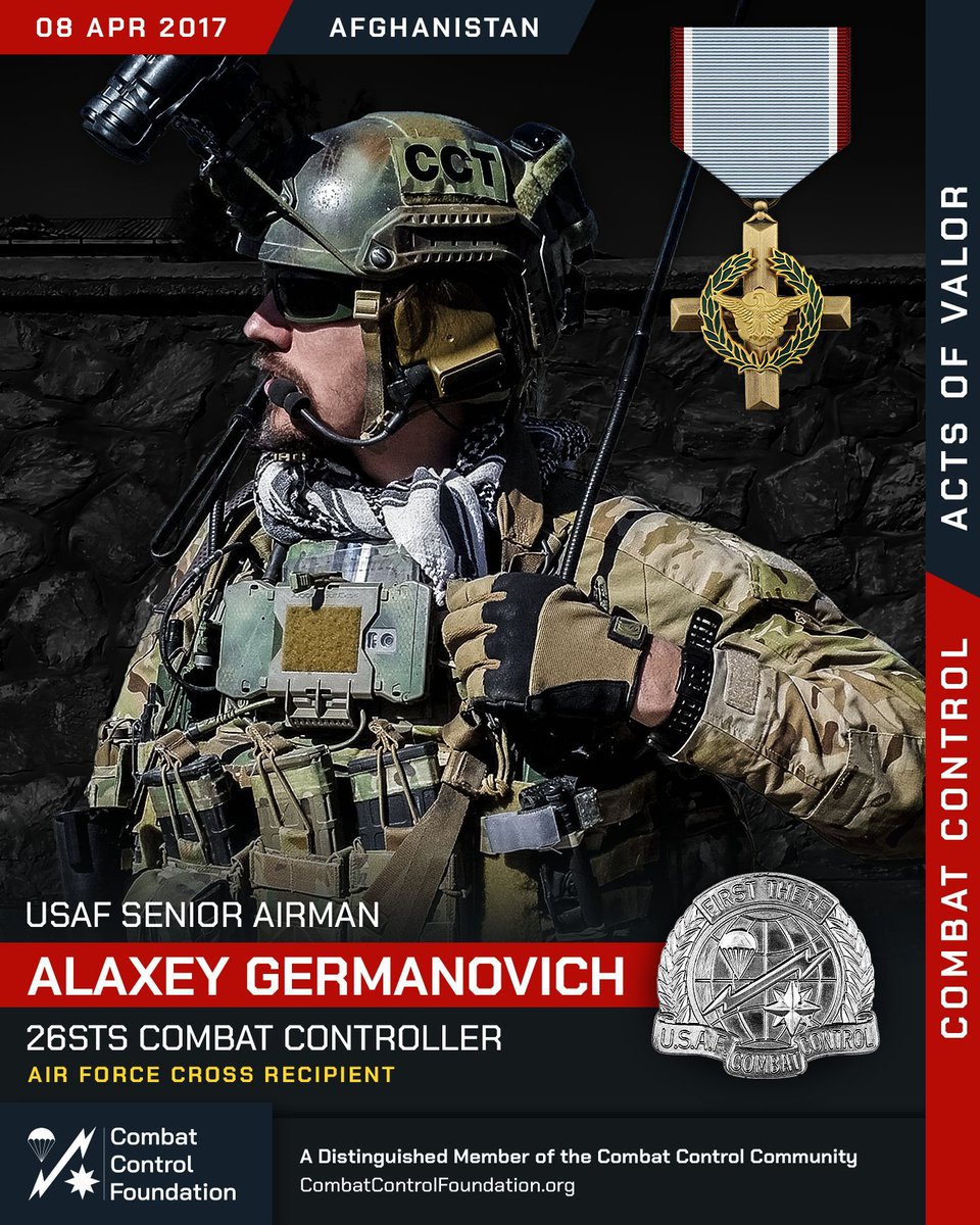 CombatControlFn's tweet photo. #CombatControl #ActsofValor | SrA Alaxey Germanovich | For his actions, this day he received the #AirForceCross. To read his citation and additional information: https://t.co/zDXi9hs6cf
#FirstThere #QuietProfessionals https://t.co/fYY0wO8YFe