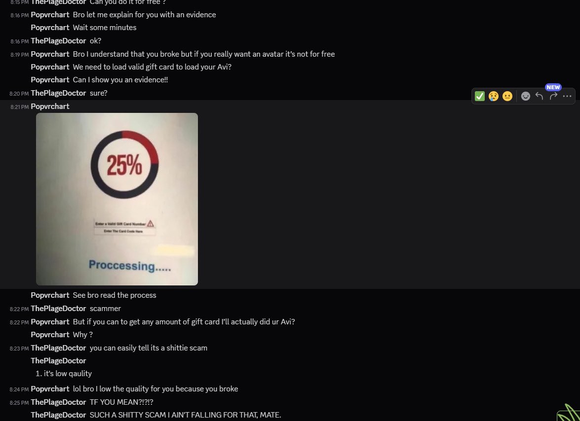R1H666's tweet photo. More photos of our chat on discord and his discord user https://t.co/nc4cGrFt46