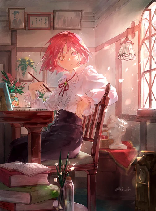 『spring petals 』#HUION    #HUION創作 