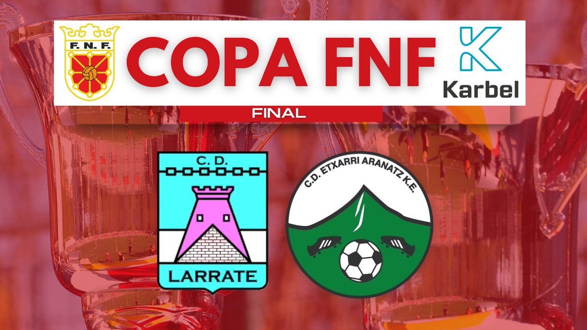 fedfutnavarra's tweet photo. ⏳ Restan 9⃣ días para la disputa de la final de la #CopaFNF- Karbel:

⚽️ @CD_LARRATE 🆚 @etxarrike 

🗓️ Jueves, 17 de abril
🕔 17:00
🏟️ 'Juan Bertol', @CDFunes. https://t.co/KHEwXTcQES