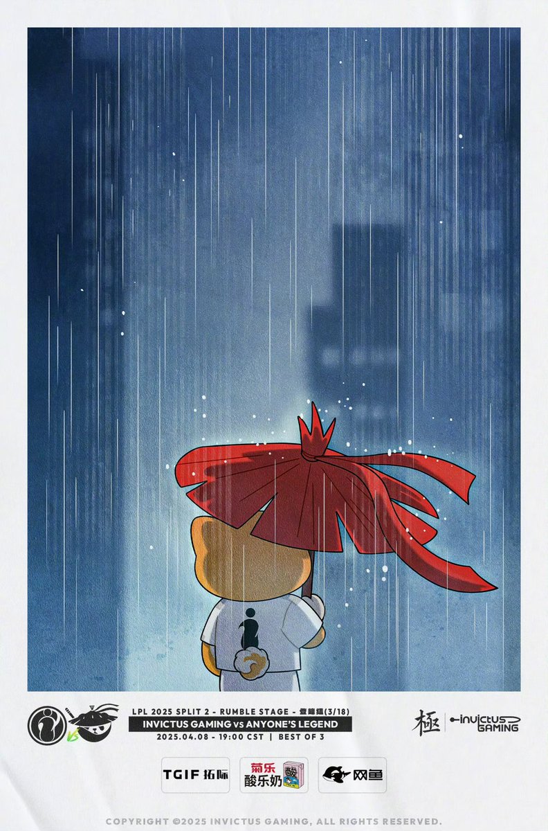 2025 LPL Split 2 Rumble Stage

4.8 iG VS AL 19:00

Starting Lineup：TheShy、Jiejie、Rookie、GALA、Meiko
Solo Player：Rookie 

#Lpl #iGWIN #GoInvictus