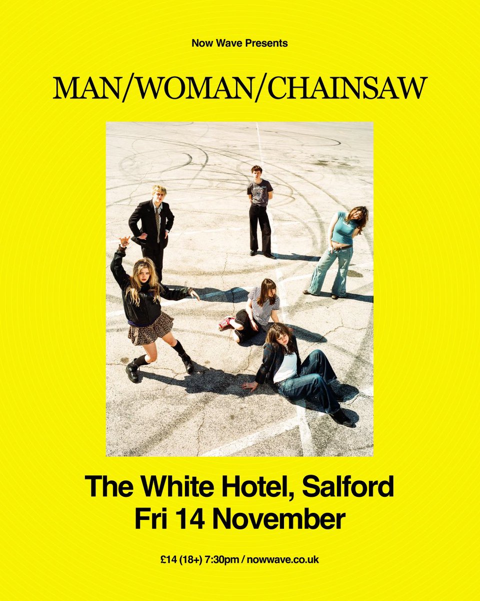 NEW SHOW 

@mwctalks play The White Hotel, Salford this November 

New single ‘Adam &amp; Steve’ out now. Tickets on sale Friday 10am!