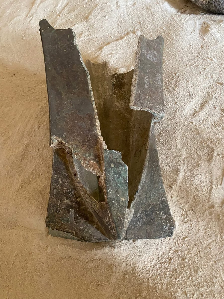 Strength of a ram-to-ram strike: 

"As soon as enemy rams crashed against opposing rams, the ships recoiled back to their sterns." - Luc. 544-546. 

Damaged Egadi ram as an example (241 BCE).