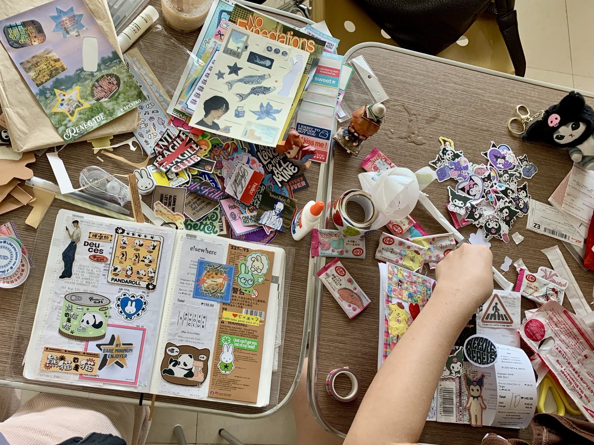 hironoful's tweet photo. junk journal date <3 https://t.co/5rX0nPCFFx