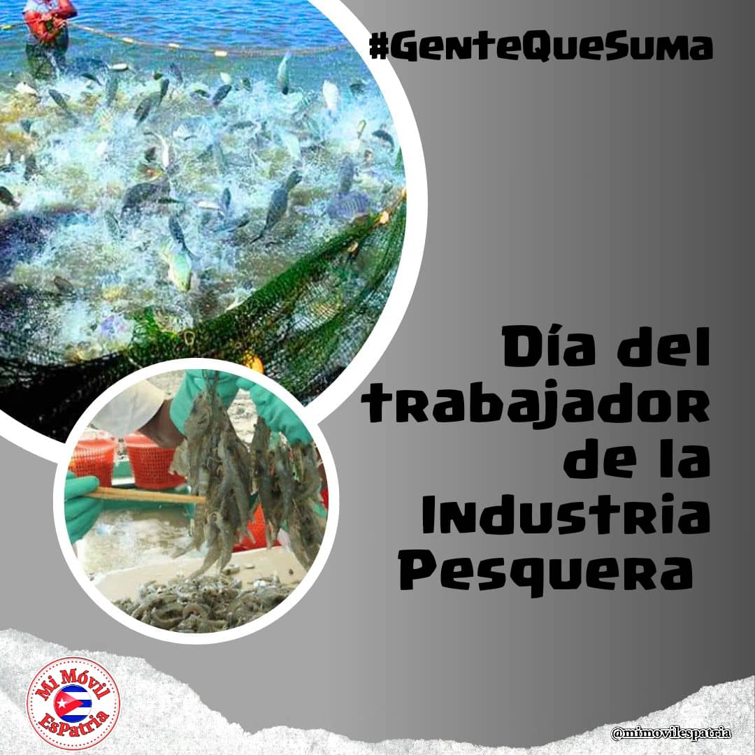 AlbertoLopezcu's tweet photo. Amanecenos 🌞 este 8 de abril felicitando a  los trabajadores de la Industria Pesquera en toda #Cuba.
Agradecemos su humildad y entrega cotidiana.
Sabemos de sus retos y desafíos,  pero también de sus compromisos para producir más alimentos para el pueblo. 
Los abrazo 🤗 https://t.co/oVB5QSVhD3