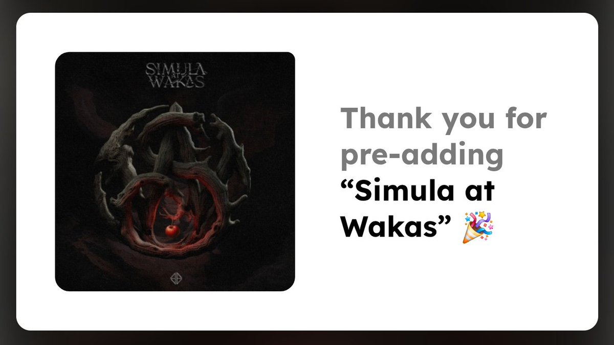 SB19AppleTeam's tweet photo. It's TIME to Pre-add 'Simula at Wakas' EP in Apple Music. Click the link below.
🍎https://t.co/Nx9t5EQRfI

@SB19Official #SB19 
#SimulaAtWakasEP https://t.co/tGGyS2dgqg