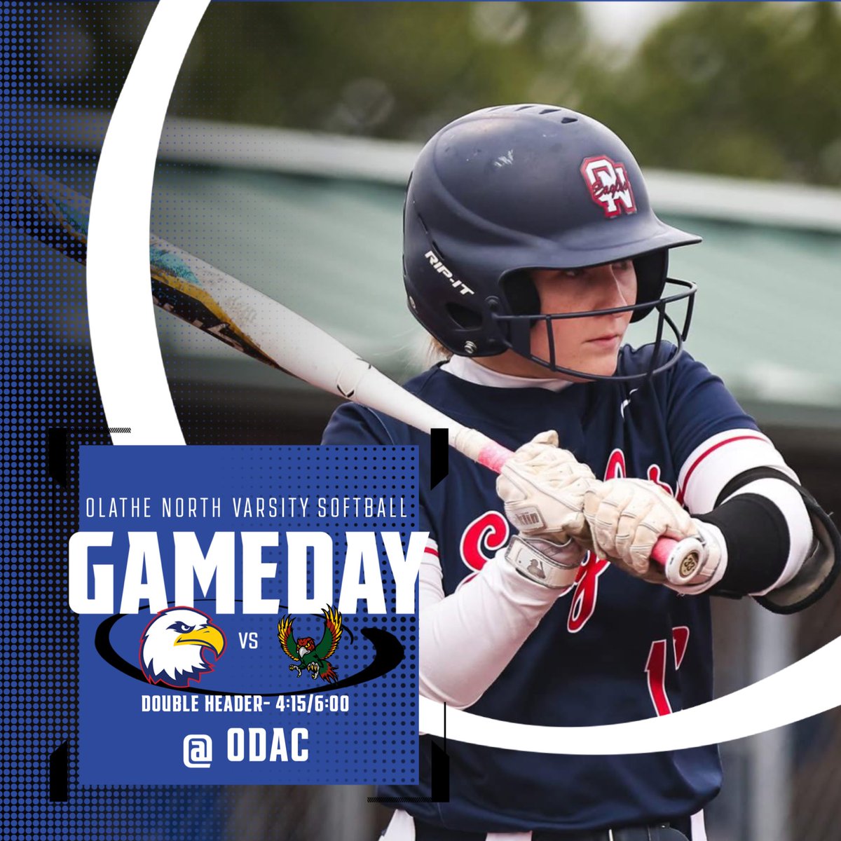 The Eagles will take on Free State today in a double header starting at 4:15 🥎