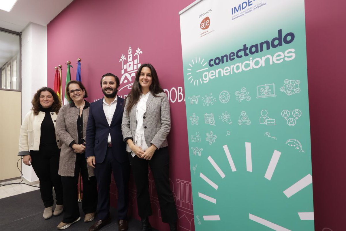 Imdeec (@imdeec) on Twitter photo 📍 Córdoba acogerá el 26/06 y 27/06 el congreso “Conectando Generaciones”, organizado por <a href="/ajeandalucia/">AJE Andalucia</a> y financiado por el #IMDEEC, que conectará a empresas cercanas al cese de actividad con jóvenes que desean emprender.
ℹ️ Información e inscripciones en conectagen.ajeandalucia.org 📍 Córdoba acogerá el 26/06 y 27/06 el congreso “Conectando Generaciones”, organizado por <a href="/ajeandalucia/">AJE Andalucia</a> y financiado por el #IMDEEC, que conectará a empresas cercanas al cese de actividad con jóvenes que desean emprender.
ℹ️ Información e inscripciones en conectagen.ajeandalucia.org