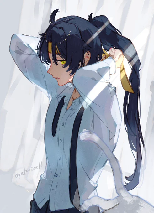 髪の長さ 