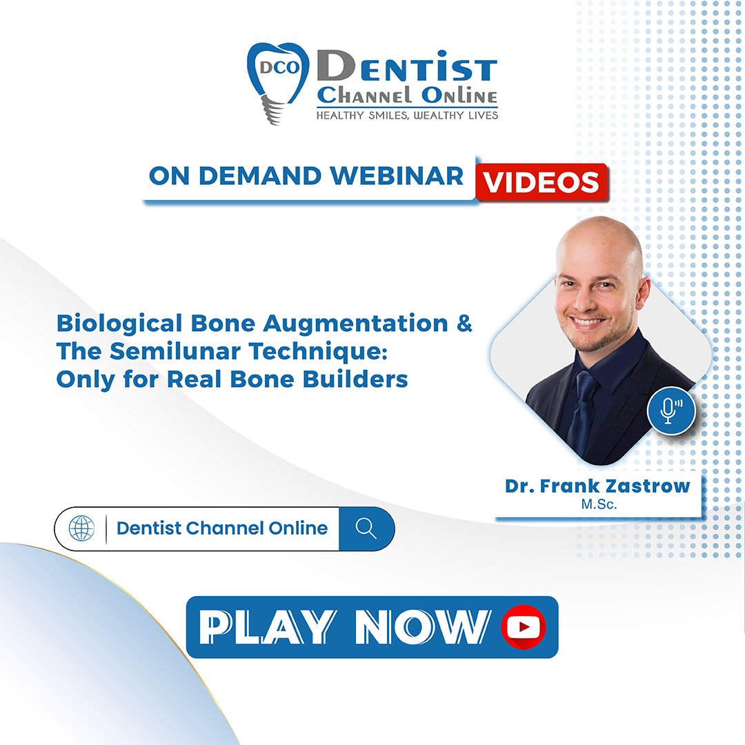 ChannelDentist's tweet image. Biological Bone Augmentation: The Semilunar Technique – Only for Real Bone Builders 

🎥 Watch Now:dentistchannel.online/premium-videos…

#BoneAugmentation #SemilunarTechnique #ImplantDentistry #DentalSurgery #RealBoneBuilders #DentistChannelOnline #OralImplantology #DentalWebinar