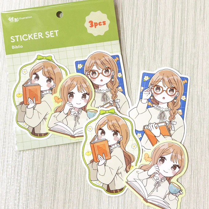 𝗚𝗢𝗢𝗗𝗦⌇大人気!3枚セットのステッカーセットパッケージごとコレクションしても良し!スマホケースに挟んでも良し!ぜひお手に取ってご覧ください▼販売予定4/16~22⌇#推しが～る!阪神梅田本店2Fクリエイターズヴィレッジ4/25~27⌇#パステルガール展 原宿デザフェスギャラリー 
