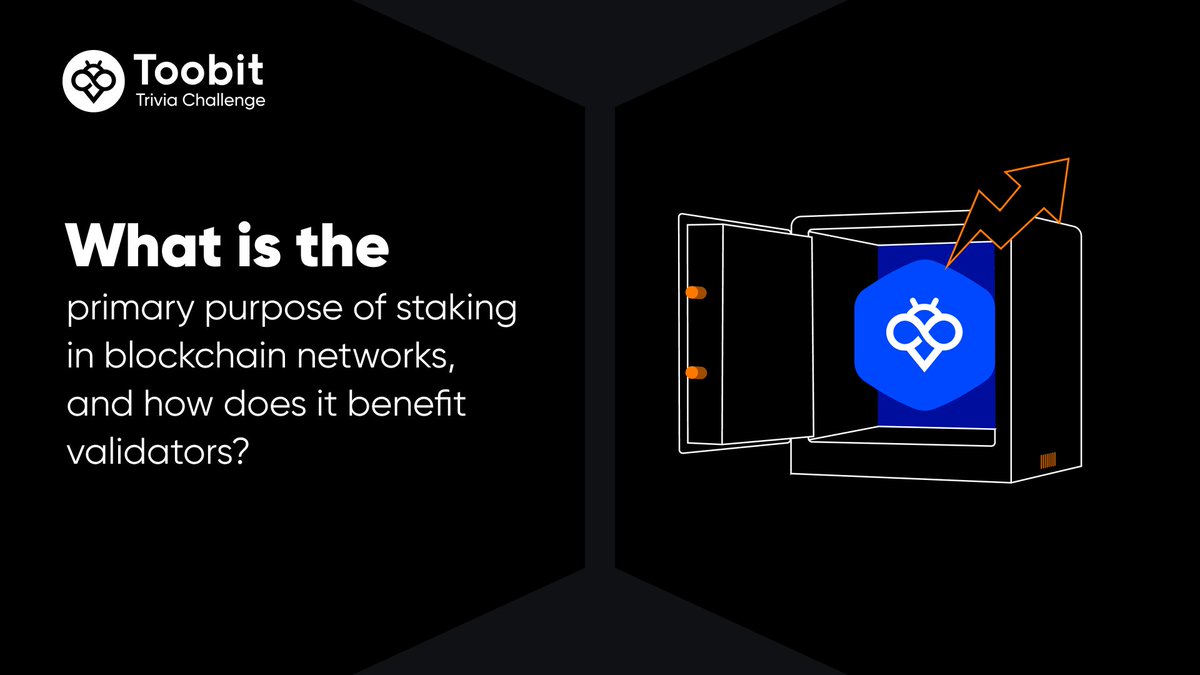 Toobit_official's tweet image. Ever wondered how validators thrive in blockchain? 🧐

#ToobitTrivia #Crypto101