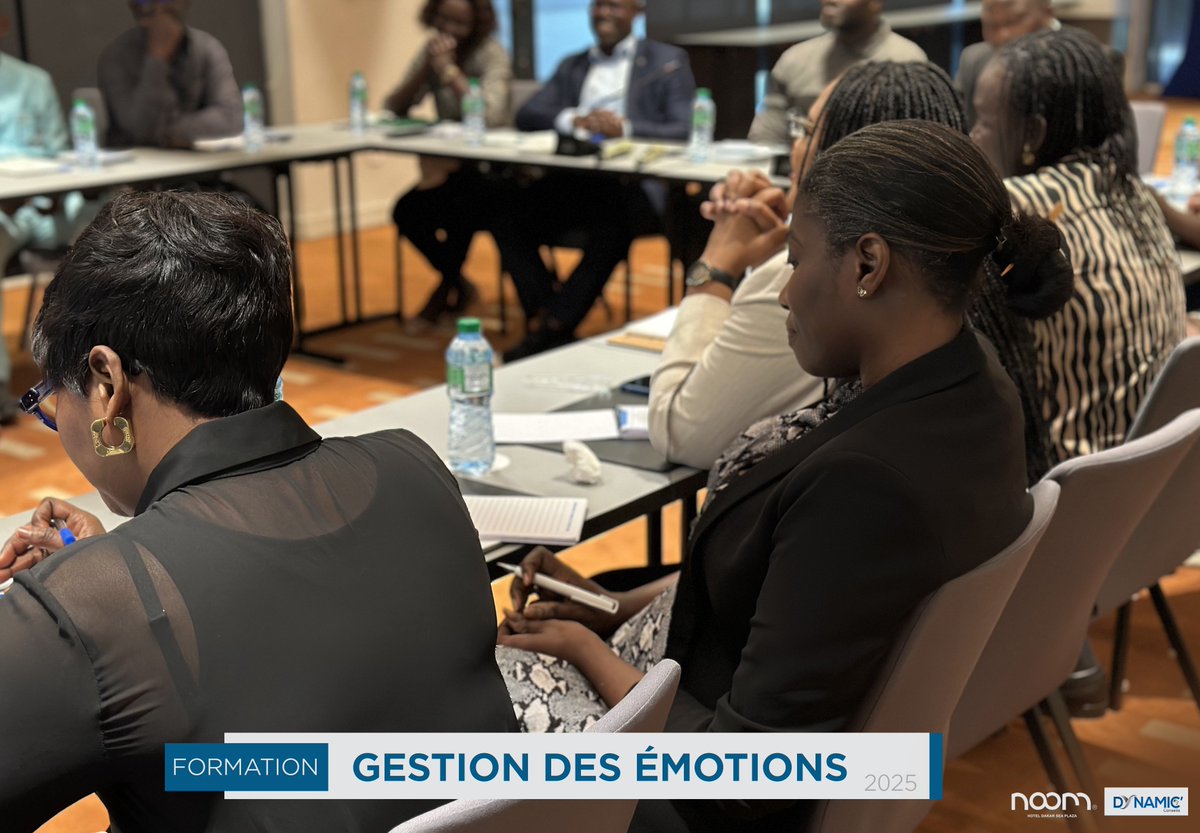 DYNAMICONSEILS's tweet photo. Le cabinet Dynamic' Conseils a eu le plaisir d'animer les 19,20 et 26,27 mars 2025 un atelier pour permettre aux managers de noom dakar de mieux appréhender, gérer et accepter leurs émotions.
Faites comme eux, contactez-nous pour vos besoin en formation.
#kebetu #formation #RH https://t.co/Q5lyCoUFu7