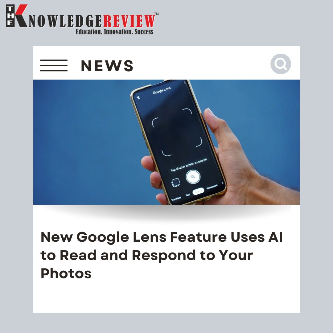 theknowledgerv's tweet photo. New Google Lens Feature Uses AI to Read and Respond to Your Photos

For More Details: https://t.co/VLnRLSshlO

#GoogleLens #AI  #Googleapp #AndroidandiOS #GoogleOneAIPremium https://t.co/upaVsV157n