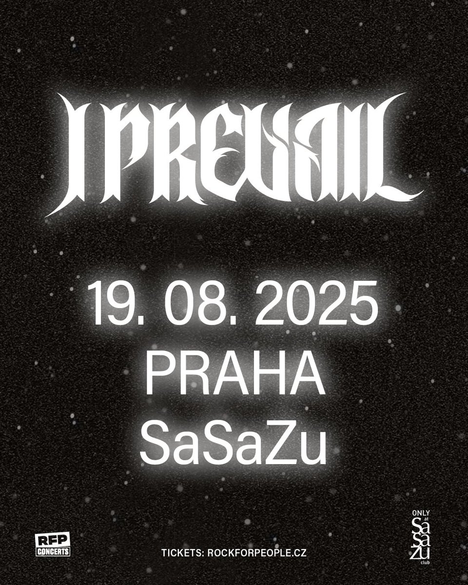 rockforpeople's tweet image. OZNAMUJEME 🆕 @IPrevailBand 

Na cenu Grammy nominovaní I Prevail ohlašují návrat do Česka. Po nabitém vystoupení na Rock for People 2023 dorazí tentokrát 19. srpna do pražského klubu SaSaZu.

🎟️Vstupenky▶️goout.net/cs/i-prevail/s….

#iprevail #jeduRFP #RFPconcerts