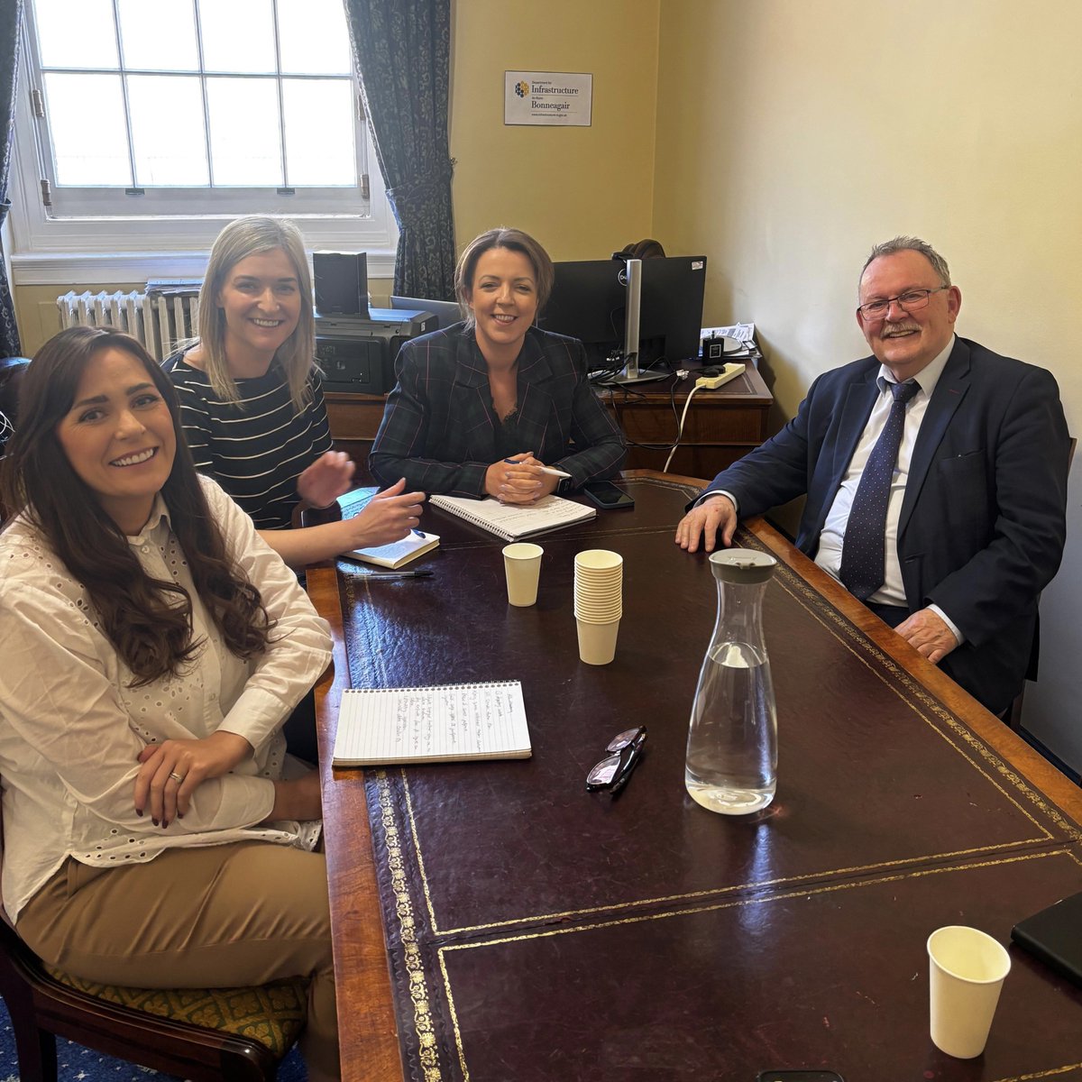 Met with DfI Minister Liz Kimmins today on the A5.

Preparatory works have already started and the Minister is confident that further works will commence as soon as possible.

The A5 has been the scene of heartbreak for too many families. No more delays!