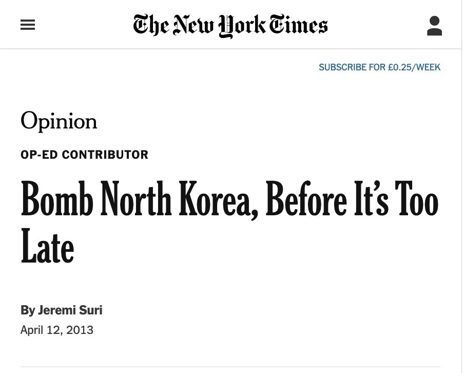 Find yourself a person who loves you as much as The New York Times loves bombing foreign countries.