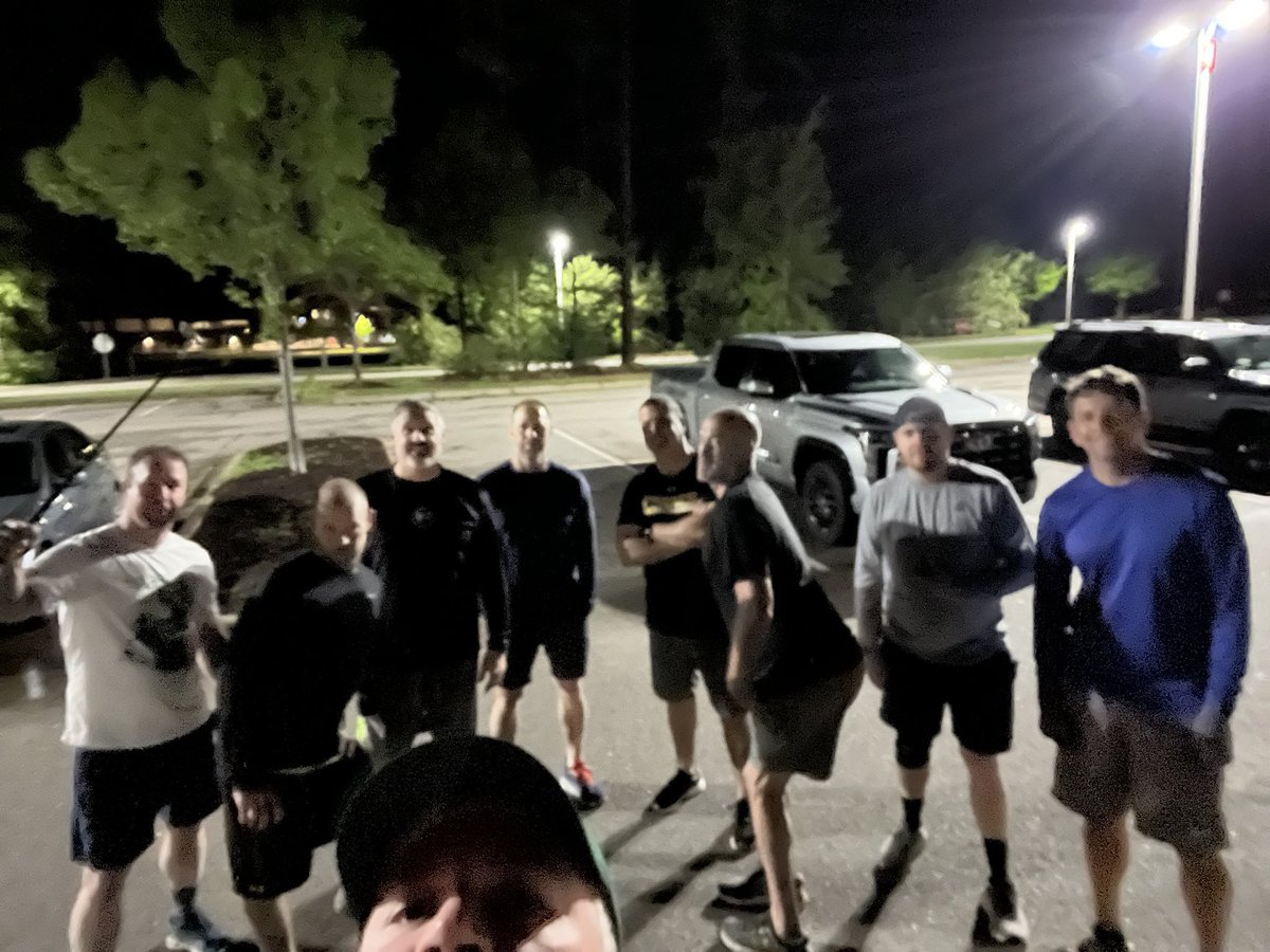 9 pax <a href="/F3GOAT/">F3 G.O.A.T</a> for a Masters-related bday Q with <a href="/JBryanJoyce/">Jeffrey Bryan Joyce #F3 Hairnet</a>. <a href="/F3LakeMurray/">F3 Lake Murray</a>
