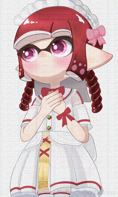 0001rine's tweet photo. 🍰#splatoonart https://t.co/FQvT5T7Dps