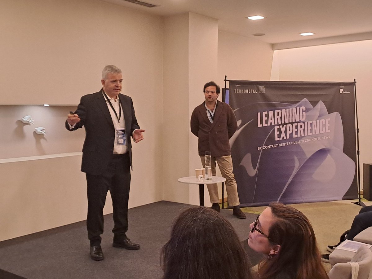 🔎 ¿Te suena Agentic AI?

Gonzalo Vázquez y Miguel Ferreira, representantes de <a href="/Talkdesk/">Talkdesk</a> en el Learning Experience conjunto con <a href="/tecnohotelnews/">TecnoHotel</a>, nos explican su naturaleza y sus aplicaciones.