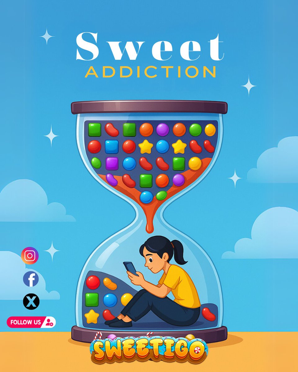 Sweeti_GO's tweet image. ⏳ Sweet Addiction is REAL! ⏳ Can you beat the clock before all the sweet treats fall?

#Sweetigo #SweetAddiction #Match3 #PuzzleGame #MobileGaming #AddictiveGames #GameTime #ChallengeYourself #InstaGaming #GamingCommunity #NewGame #FreeGame #CandyGame #BrainTeaser #2025Gaming