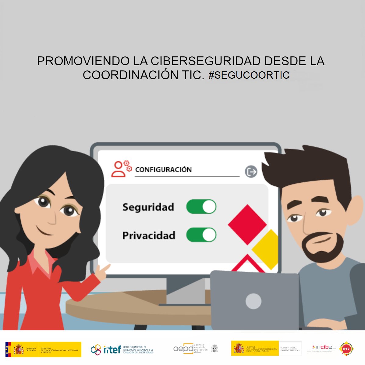 📘 Aprende a gestionar y promover la ciberseguridad desde la coordinación TIC

💻 Fórmate con el MOOC "Promoviendo la Ciberseguridad desde la Coordinación TIC"

🔗 enlinea.intef.es/courses/course…