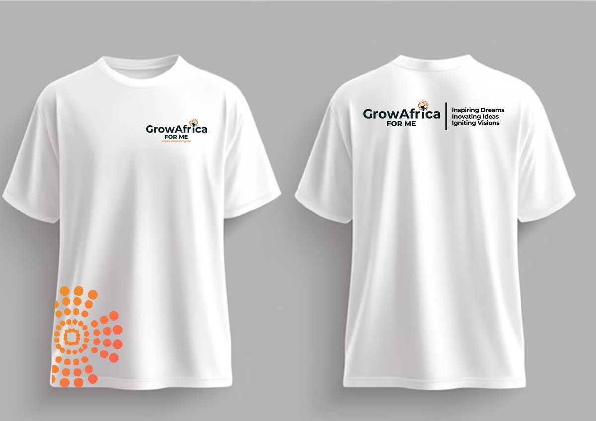 growAfricaforme's tweet photo. 👕✨ Fresh Drop Alert!
Introducing our new GrowAfrica For Me T-shirt, a bold symbol of growth, innovation, and empowerment across Africa! 🌍🔥
#GrowAfricaForMe #BrandWithPurpose #MadeForImpact #WearTheMovement #AfricaRising #YouthInBusiness #WomenInBusiness #SocialImpact https://t.co/vdIGJd6Nx7