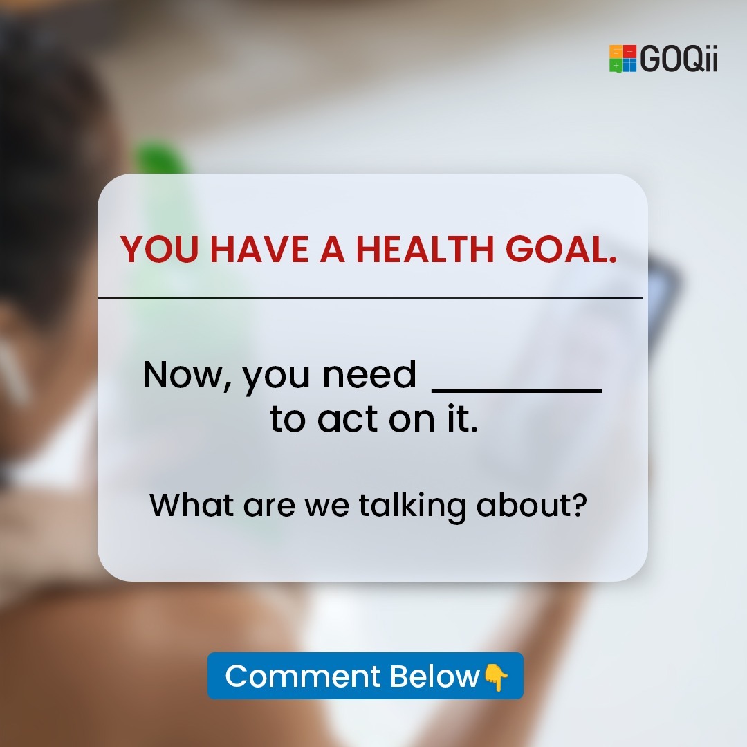 This magical spark is structure, support, and someone checking in when you feel like quitting. What are we talking about?

That’s where GOQii comes in. 📲💪
We’re not just tracking steps — we’re helping you take the first one.

#BeTheForce #Motivation #Health