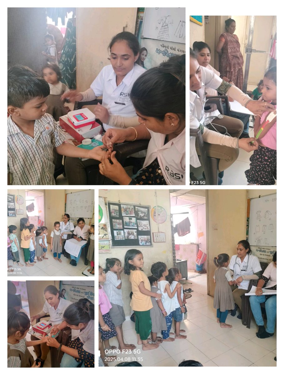 dsbccAmc's tweet photo. AMC Health Dept under #RBSK conducted child & adolescent health screenings at schools & anganwadis across Ahmedabad, incl. Hb tests, Kishori check-ups& basic screenings. Early detection = healthierfutures! 👧👦
#ChildHealth #AMCHealth #HealthyAhmedabad #HBCheckup #SchoolScreening https://t.co/1zf4M05TZz