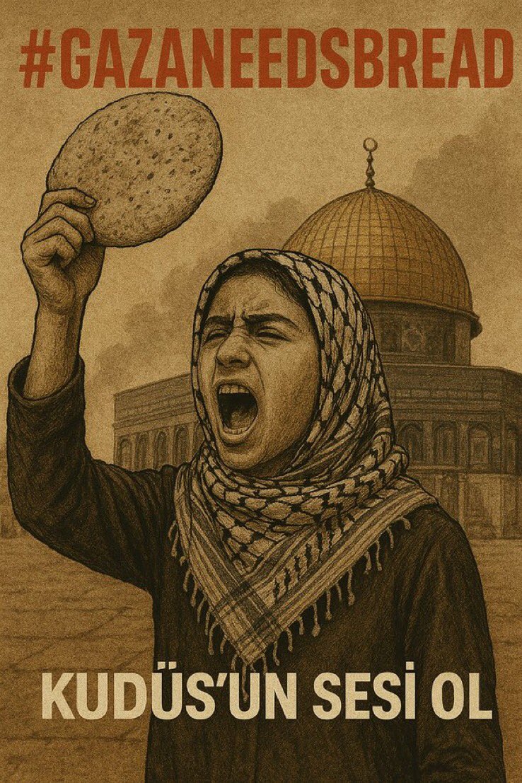 İsrail Mekke’yi işgal edip Kâbe’yi yıksa, en fazla birkaç gün kitlesel protesto olur, bir de İslam Konferansı Örgütü vs. toplanıp “şiddetle” kınama yaparlar.
 #GazaNeedsBread