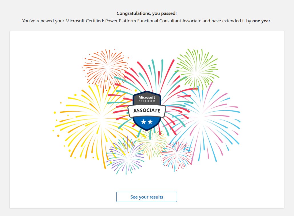 MrKeithAtherton's tweet photo. 🎉 Microsoft Certified: Power Platform Functional Consultant Associate renewed!
@MicrosoftLearn #PowerPlatform #FunctionalConsultantAssociate #PL200 #ProudToBeCertified #AlwaysLearning https://t.co/iTxFTCr3PD