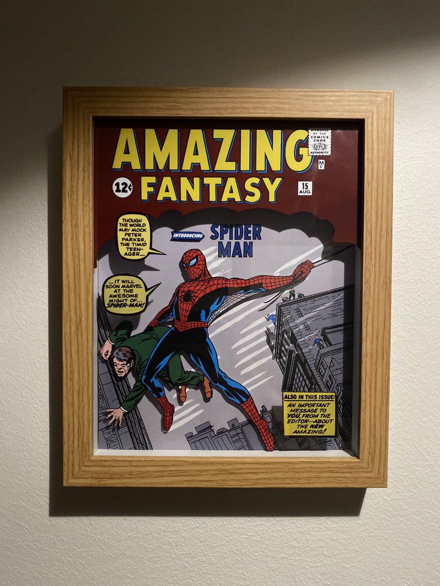 grossoshadowbox's tweet photo. 🕸️ AMAZING FANTASY #01 🕸️ (20x25cm)

❤️Hecho a mano con amor❤️

✉️ Haz tu encargo por MD o en grossoshadowbox@gmail.com 💕

#shadowbox https://t.co/pDLzFiliKw