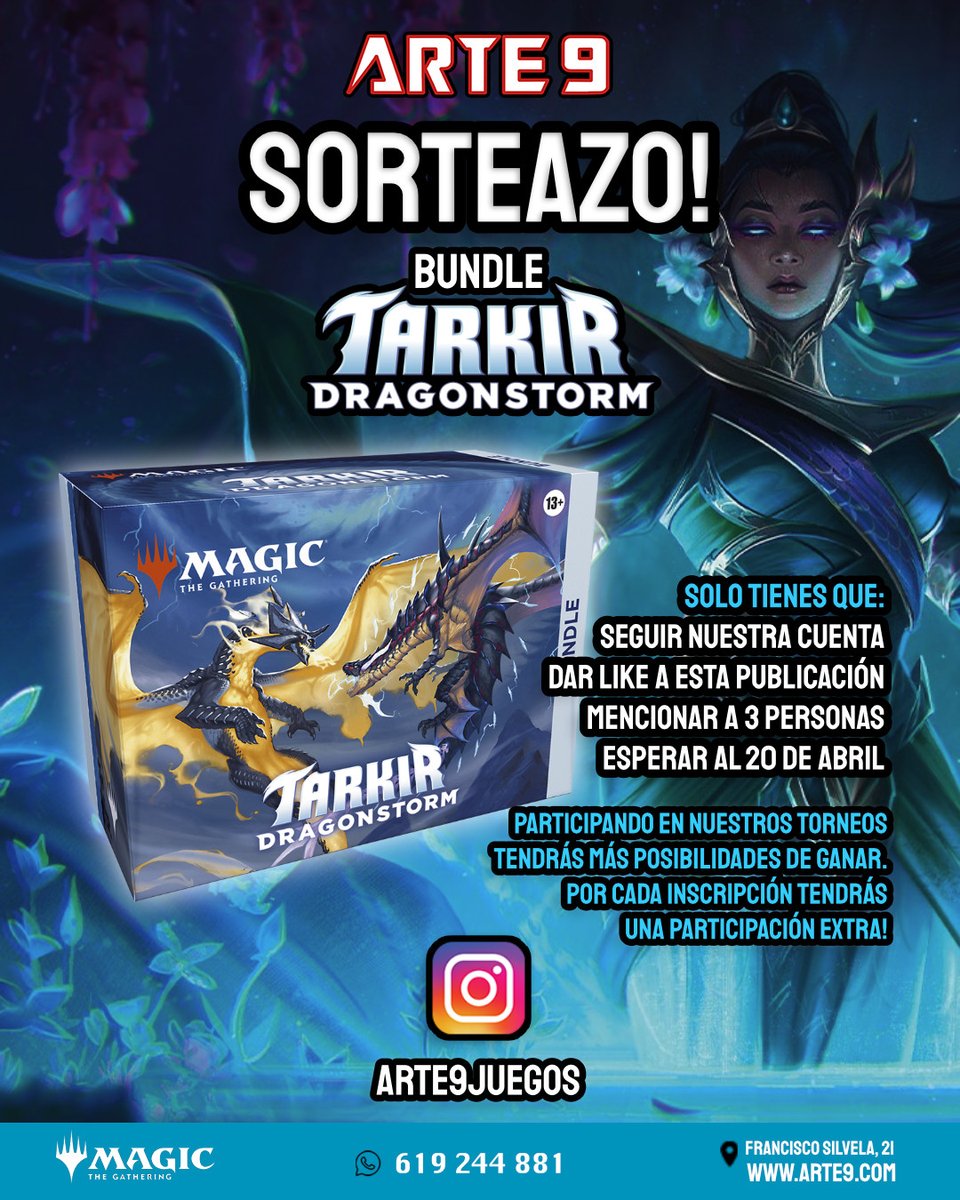 Un Bundle de TARKIR: DRAGONSTORM puede ser tuyo, o de tu amig@!!!!!