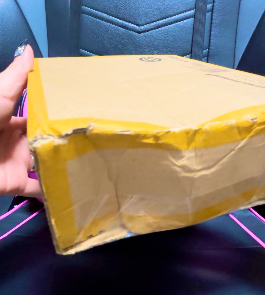 万が一の時のためにちゃんと動画にも撮っておいた凹(ゲーミングチェアの上で撮影をするな)