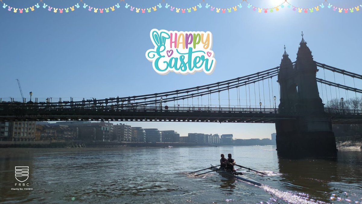 🐣 Happy Easter from all of us at <a href="/FulhamReachBC/">Fulham Reach BC</a>!

#RiverThames #London